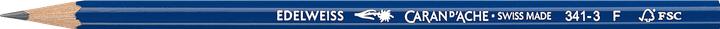 Caran d'Ache Edelweiss Graphitstift im Blister (2.10 mm, F, 4 x)