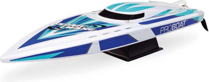 ProBoat Sonicwake V2 36" Self-Righting Race Boat Brushless Deep-V RTR White/Blue