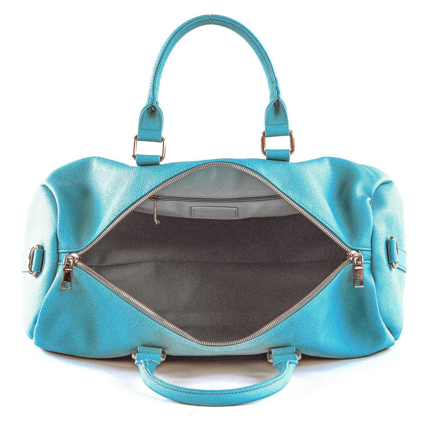 Seidenfelt, Damen, Handtasche, SFM224 Duffle, Türkis
