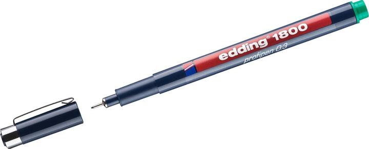 Produktbild Edding Faserzeichner Profipen 1800 (Grün, 1 x)