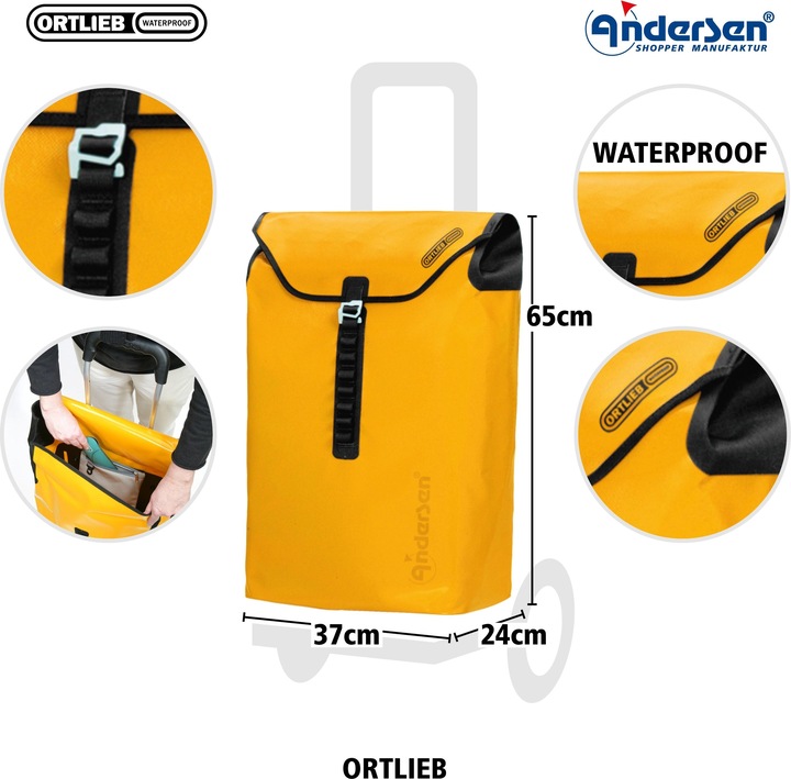 Actual product image Andersen Royal Shopper Ortlieb 2.0 shopping trolley 50 cm