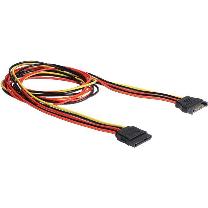 Delock SATA Stromverlängerungskabel, Interne Kabel (PC)