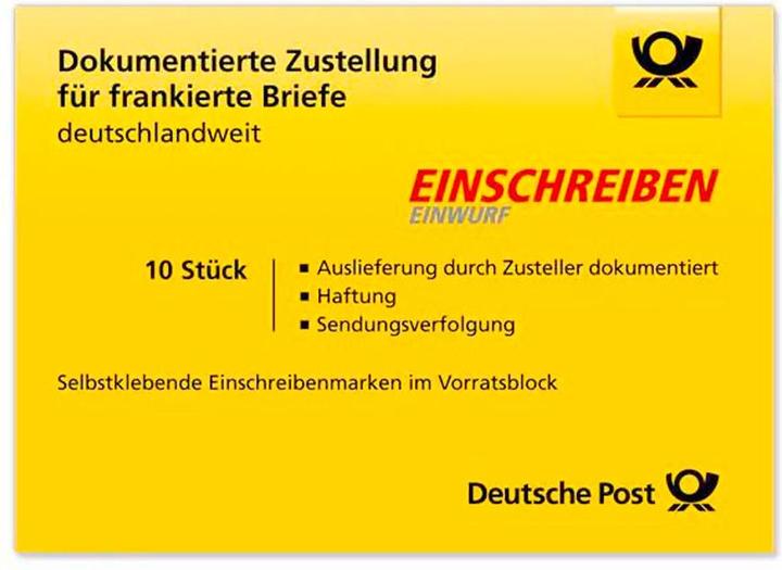 Image du produit Deutsche Post 10 2,35 € timbres-poste recommandés autocollants