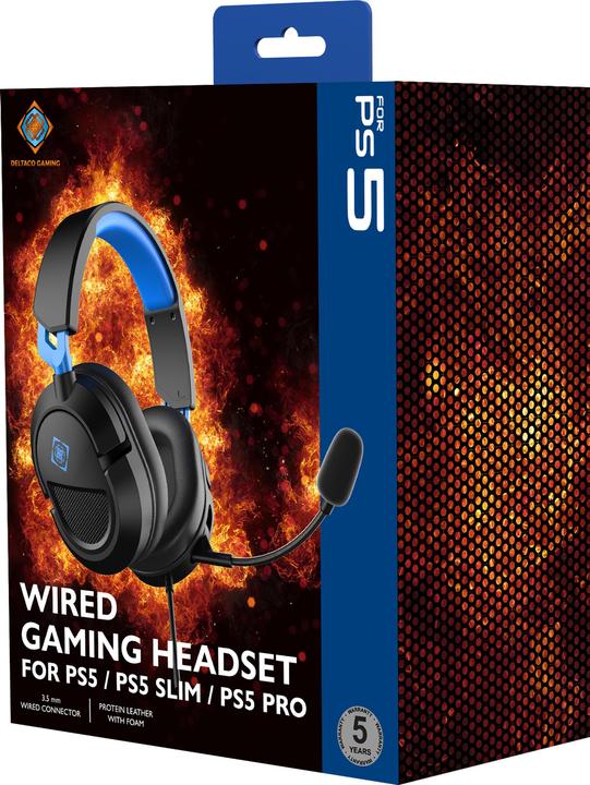 Immagine prodotto Deltaco Headset Gaming Stereo DH130 PS5 / PS4 (Cablato)