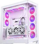 Image du produit Phanteks Premium PCIe Gen 5 Vertical GPU Bracket, DRGB, mit PCIe 5.0-Riser-Kabel - 220mm, weiss