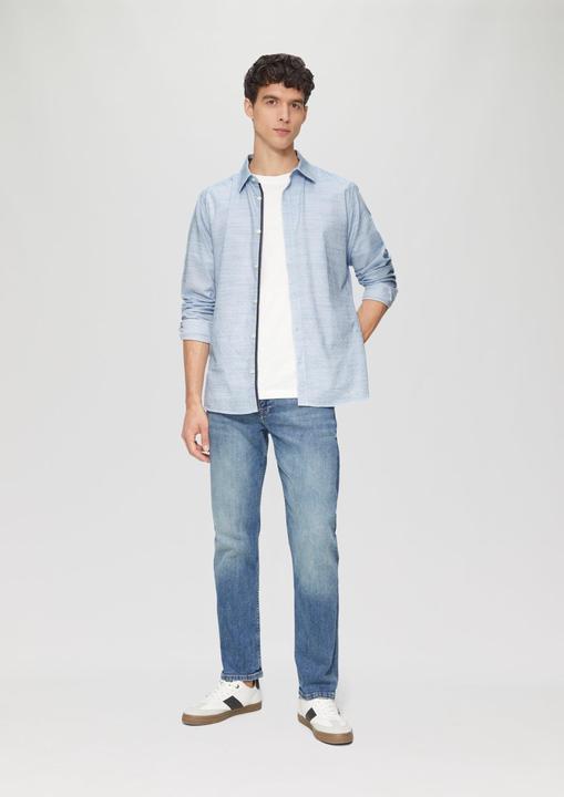Produktbild S.Oliver Hemd Slim Fit: Strukturiertes Hemd mit Kentkragen (XL)