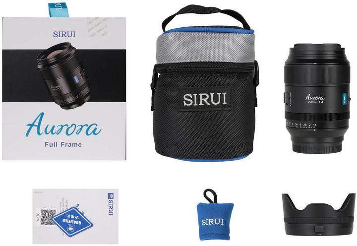 Produktbild Sirui AURORA Series 35mm F1.4 Full-Frame Autofocus Lens (E-Mount) (Sony E, Vollformat)