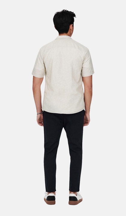Immagine prodotto Only & Sons Camicia a maniche corte in lino (XS)