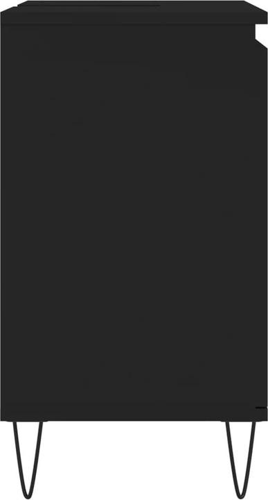 Immagine prodotto vidaXL Badschrank Schwarz 58x33x60 cm Holzwerkstoff, Farbe (58 x 33 x 60 cm)