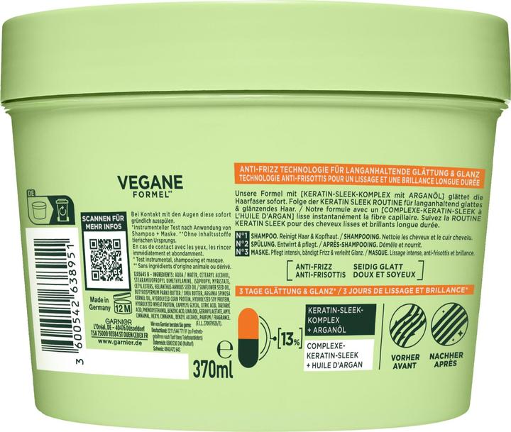 Immagine prodotto Garnier Keratin Sleek (370 ml)