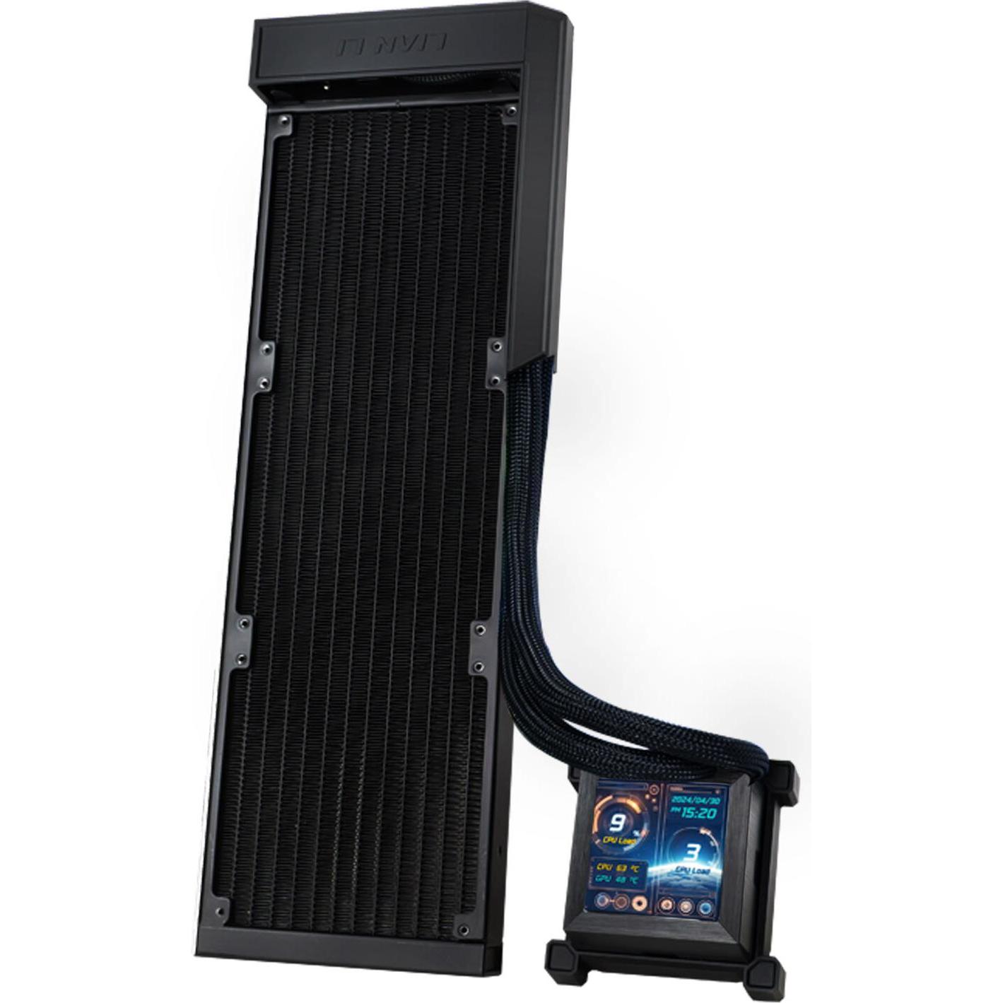 Lian-Li HydroShift LCD 360 Fanless, CPU Wasserkühler, Schwarz