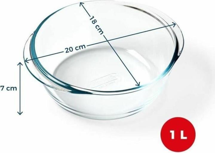Actual product image Pyrex Air Fryer round baking tin