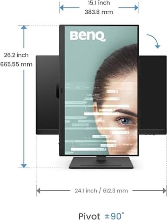 Produktbild BenQ 68,6cm GW2790T 16:9 HDMI/DP black speaker 100Hz F- (1920 x 1080 Pixel, 27")