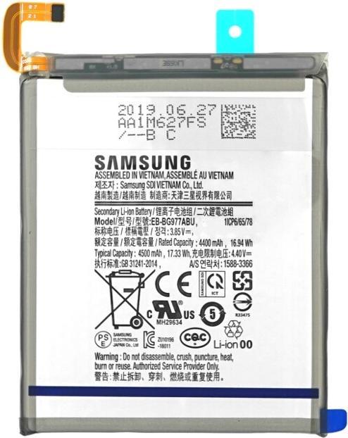 Actual product image Samsung Galaxy S10 5G G977F Battery EB-BG977ABU