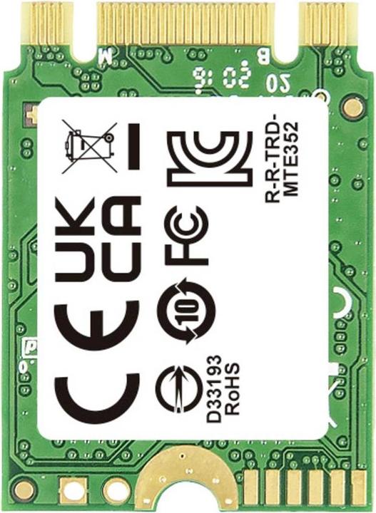 Immagine prodotto Transcend MTE352T 512GB SSD M.2 PCIe NVMe interno 2230 PCIe NVMe 3.0 x2 Retail TS512GMTE352T (512 GB, M.2 2230)