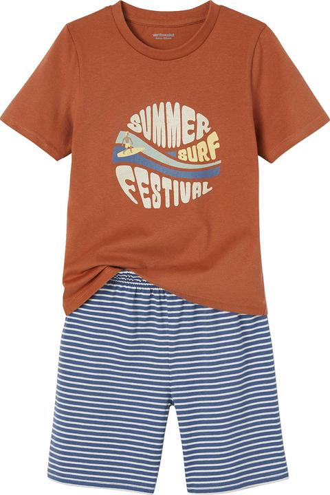 Produktbild Vertbaudet 2er-Pack kurze Jungen Schlafanzüge „Summer Surf“ (92)