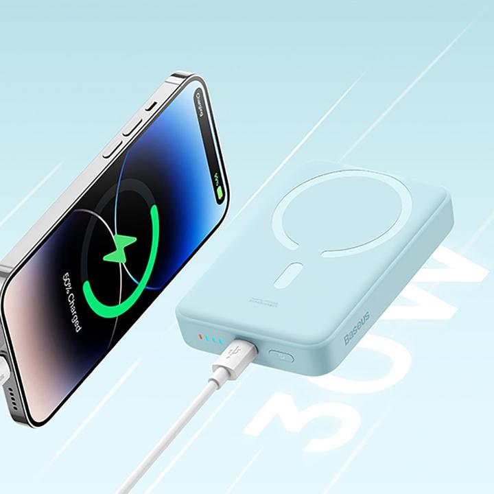 Immagine prodotto Baseus Magnetic Wireless Powerbank (10000 mAh, 30 W, 23.10 Wh)