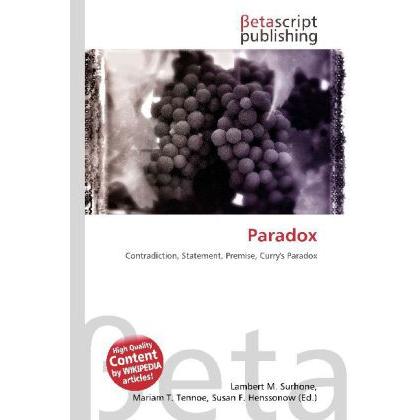 Paradox, Fachbücher von Lambert M. Surhone, Miriam T. Timpledon, Susan F. Marseken