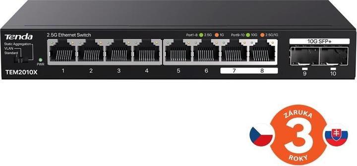 Tenda TEM2010X Switch Ethernet 2.5 Gigabit 8 (8 porte)