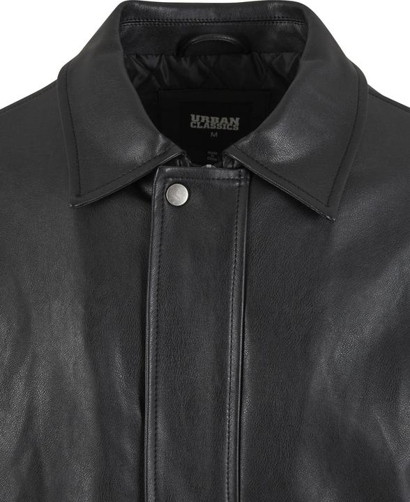 Actual product image Urban Classics Synthetic Leather Blouson black S (S)