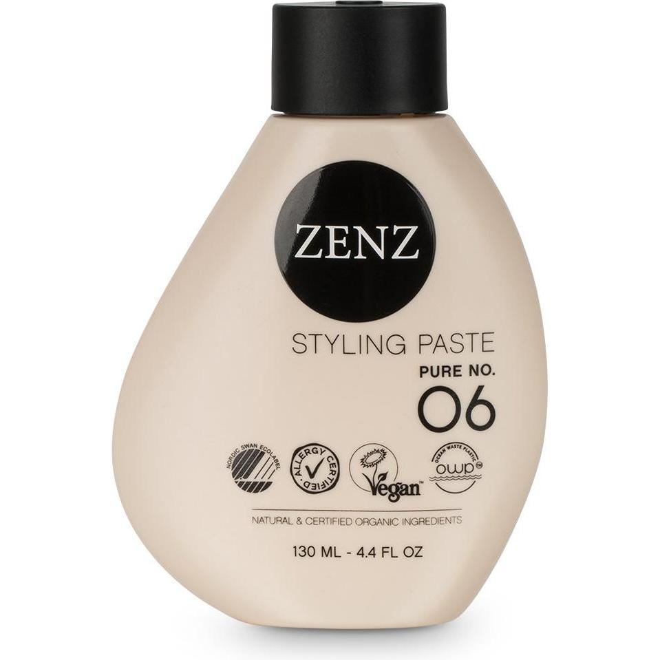 Zenz, Haargel + Haarwachs, Organic No.06 Pure Styling Paste 130 ml (Haarcreme, 130 ml)