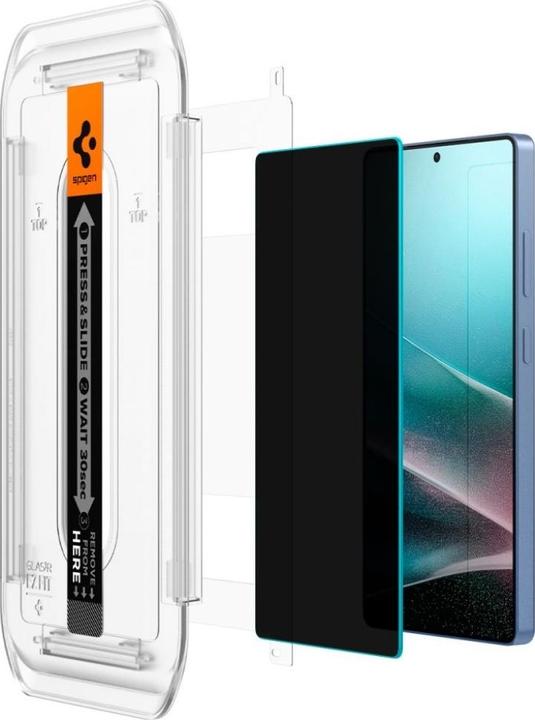 Produktbild Spigen Glass tR EZ Fit HD (Privacy) 2 Pack (2 Stk., Samsung Galaxy S25 Ultra)