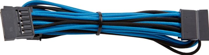 Actual product image Corsair Premium sleeved SATA cable