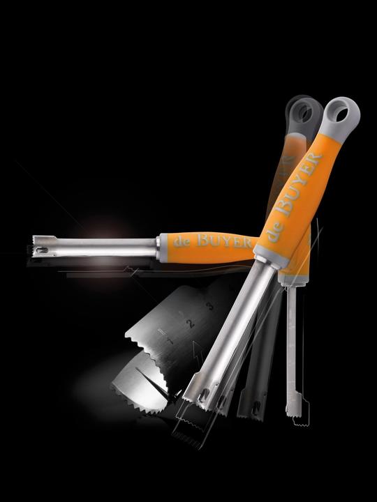 Produktbild de Buyer Universalentkerner 13mm mit orangem Griff