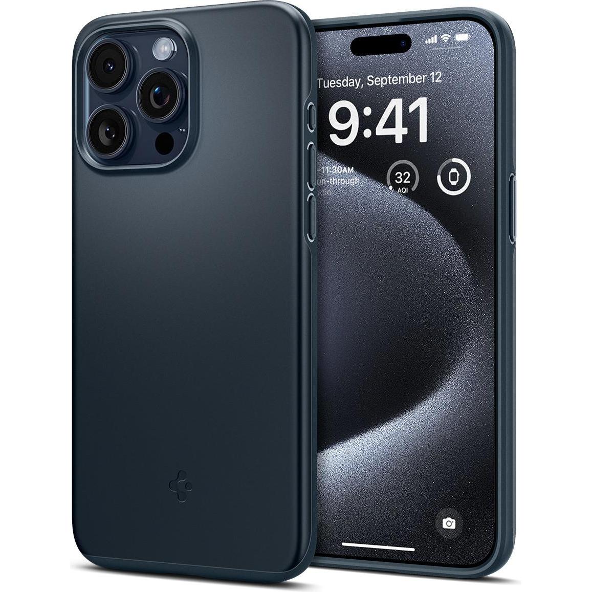 Thumbnail - Spigen ACS06688 (Apple iPhone 15 Pro), Smartphone Hülle, Blau