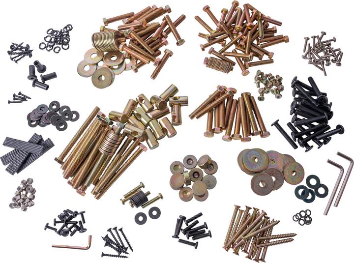 Stradivari Screw set for pool table Nero