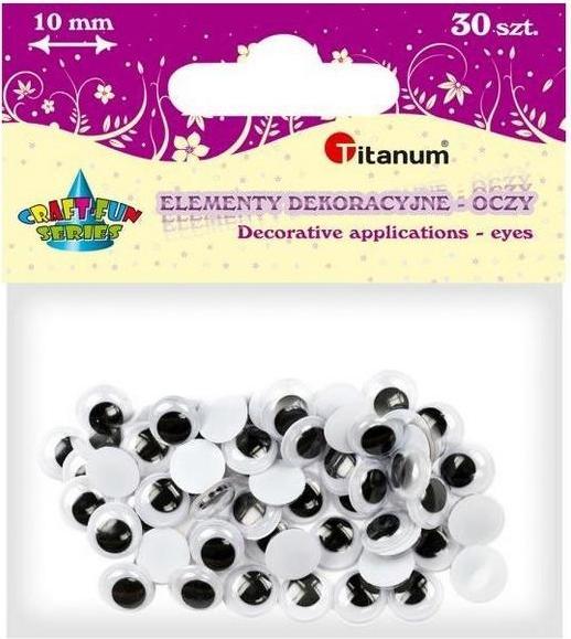 Image du produit Titanum Yeux sans colle et cils 10mm 30pcs