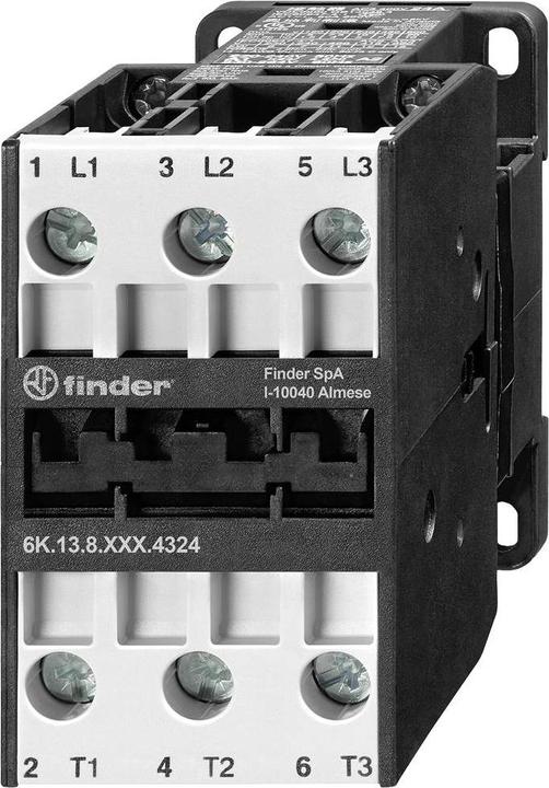 Actual product image Finder 6K.13.8.024.4324 Industrial relay 3 NO contacts 11 kW 24 V/AC 24 A 1 pc.