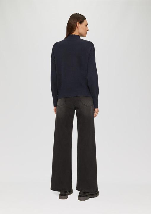 Image du produit S.Oliver Strickpullover Strickpullover im Relaxed Fit mit Stehkragen (34)