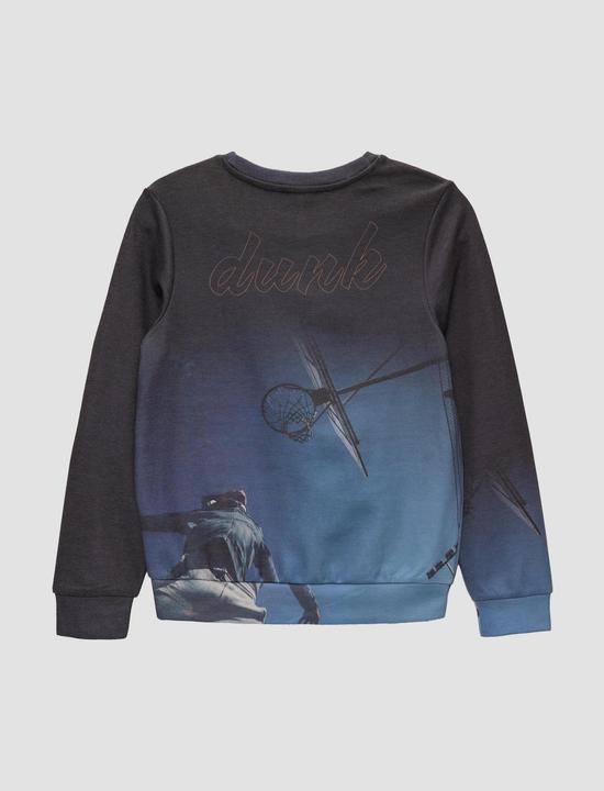 Produktbild s.Oliver Sweatshirt Sweatshirt mit Allover-Foto-Print (M)