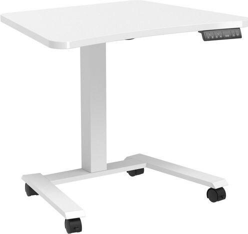 Produktbild Viking Sitz-Stehschreibtisch Elektronisch höhenverstellbar Trapezförmig