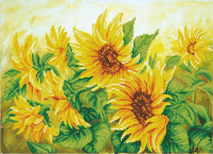Productafbeelding Diamond Dotz Diamond-schilderij zonnebloemveld