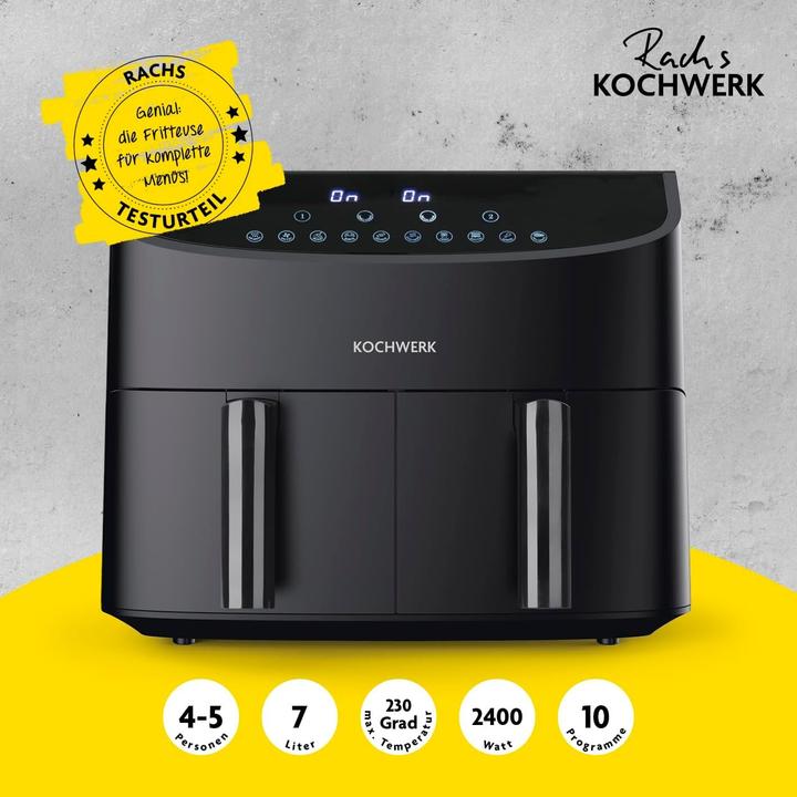 Image du produit Kochwerk Friteuse à air chaud double panier