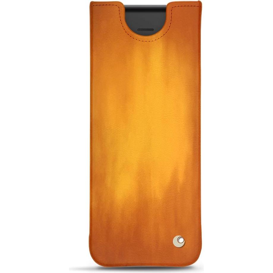 Noreve Lederschutzhülle (Samsung Galaxy Fold), Smartphone Hülle, Orange