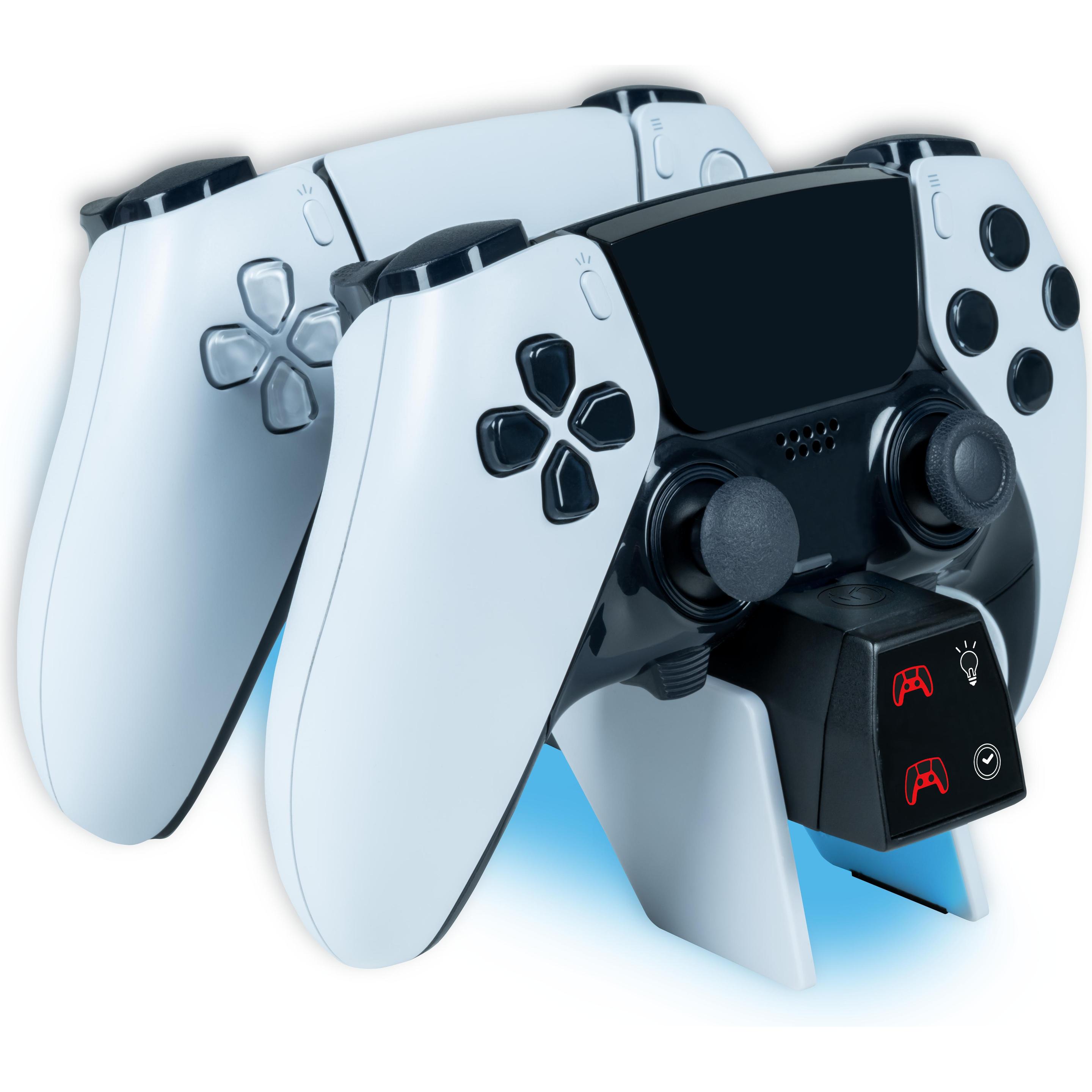 Nacon Gaming Nero Caricatore Usb Doppio V4 (Ps5), Accessori Per Controller Gaming,