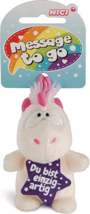 Actual product image NICI Keychain Theodor "You are unique"