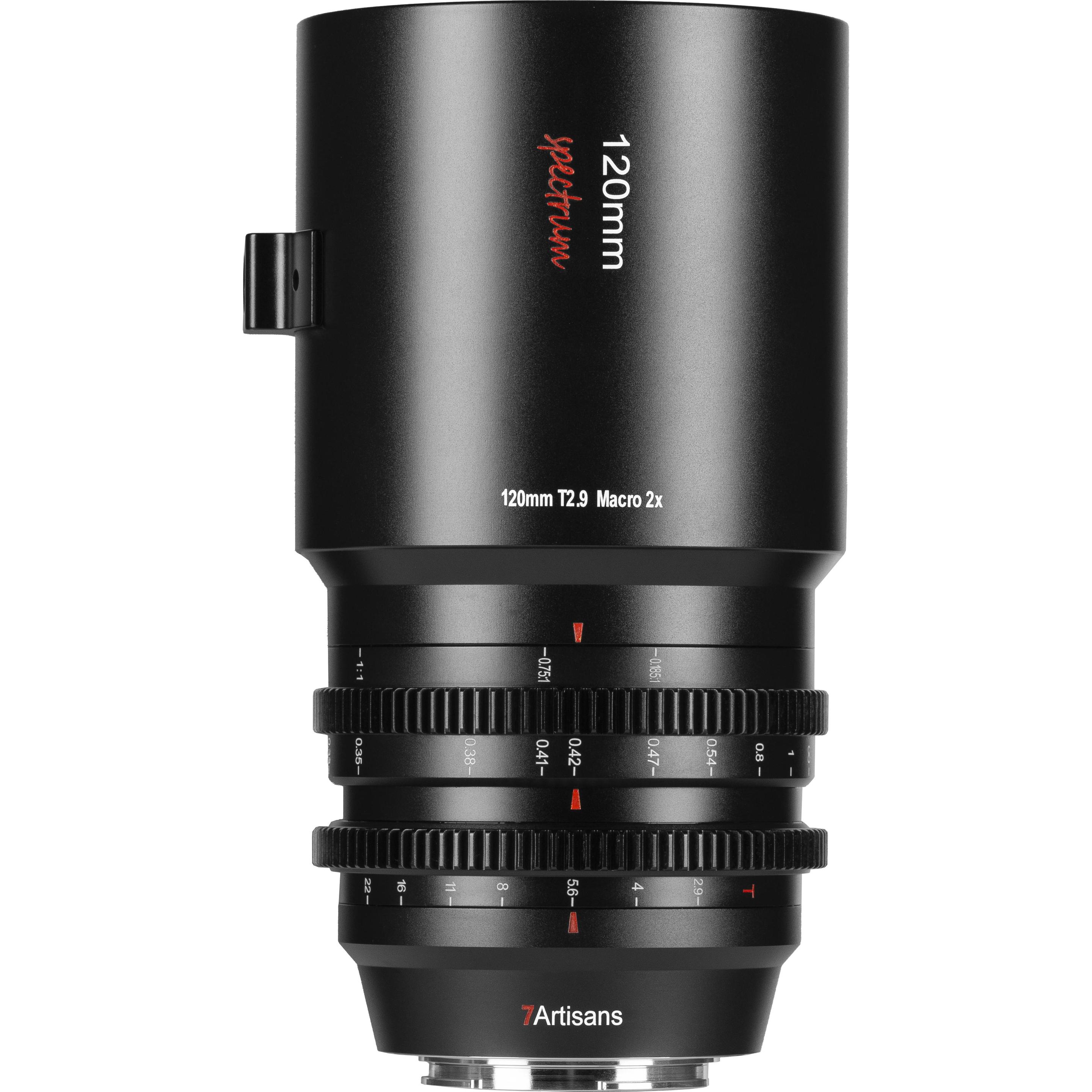 7artisans 120mm T2.9 Macro 2x Sony (E Mount) (Sony E), Obiettivo, Nero