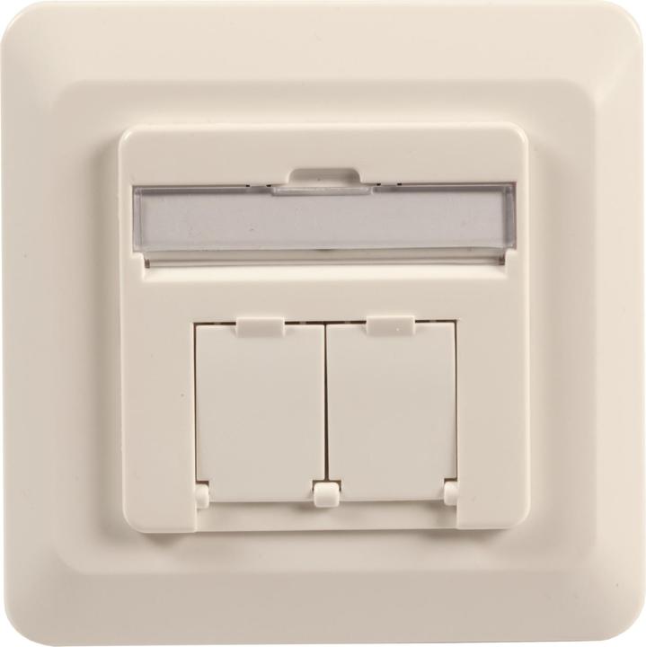 Produktbild EFB Elektronik EFB Datendose Cat.6 250MHz rechts/links,Unterputz,2xRJ45,wei