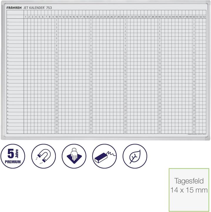 Image du produit Franken planificateur annuel (60 x 90 cm)