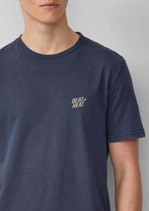 Produktbild S.Oliver T-Shirt Gewaschenes T-Shirt mit Front- und Rückenprint (S)