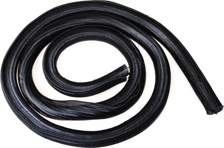 Immagine prodotto Schönenberger Tubo flessibile in tessuto autoavvolgente, nero (Foro cavo, 200 cm)