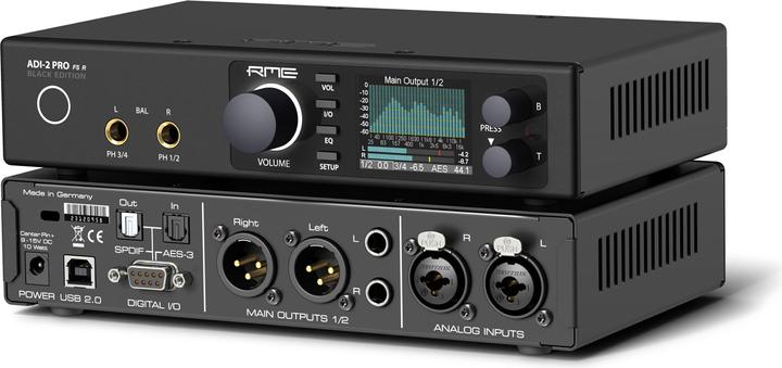 RME Audio Transducer ADI-2 Pro FS R Black Edition (USB-DAC, Display)
