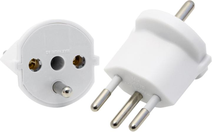 Schönenberger Fix adapter Schuko-CH (Type 12, Type 12)