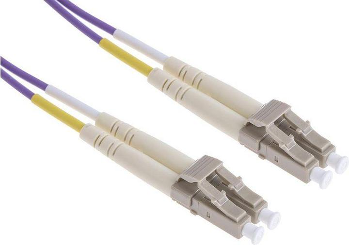 Actual product image RS PRO Patch cable 50/125 LC DX OM3 1m (0.26 m)