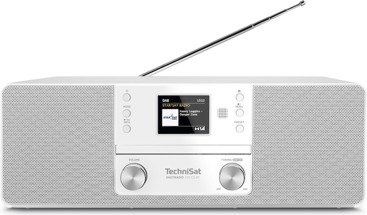 TechniSat DAB+ Radio DigitRadio 370 CD BT (FM, DAB, Bluetooth, Radio frequenza (RF))