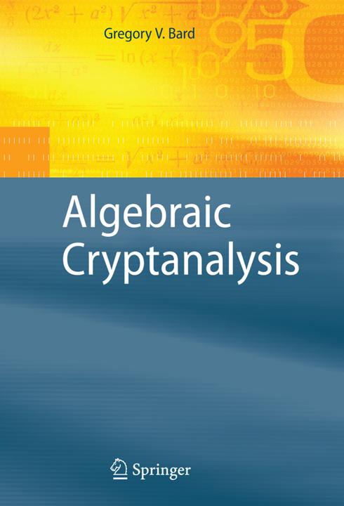Produktbild Algebraic Cryptanalysis (Gregory Bard, 2014)